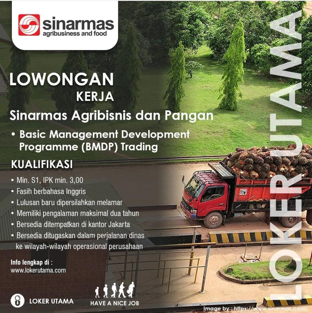 Lowongan Kerja Sinarmas Agribisnis dan Pangan 