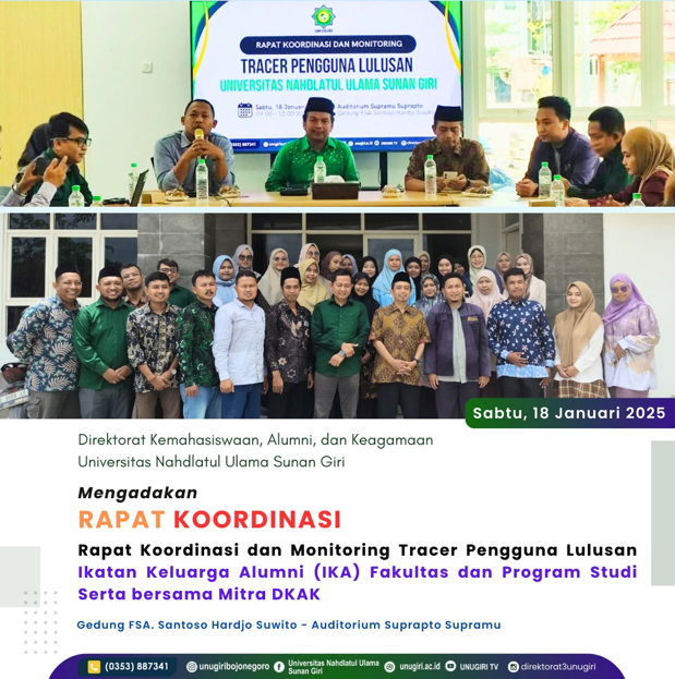 UNUGIRI LUNCURKAN PROGRAM TRACER PENGGUNA LULUSAN